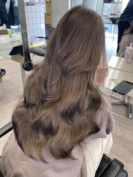 サンクプロジェクト(cinq PROJECT) 原宿韓国ミルクティーアッシュオリーブヘーゼルグレーグレージュ