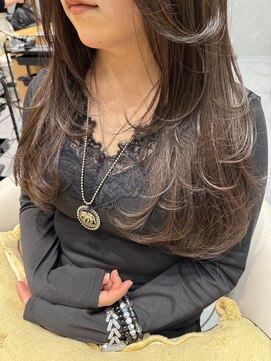 ヘアデザインファブロ イオンモール宮崎店(hair design FABRO.) 【レイヤースタイル/透明感カラー/韓国レイヤー】