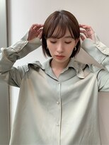 トイロ 中目黒(Toiro)&nbsp;ミニボブシースルーバングワンレンボブ