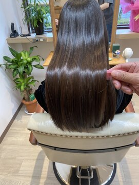 美容室ソワン フロントレイヤーストレート