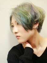 デコヘアー(DECO HAIR) ユニコーンカラーショート