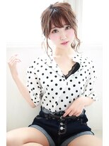 ラフィス ヘアー パーク 枚方2号店(La fith hair park)&nbsp;【over hair】ガーリーミディアムスタイル