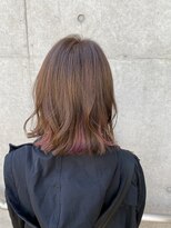 ウノプリール 茶屋町店(unopulir)&nbsp;【unopulir永尾】結べるボブ×ピンクインナーカラー