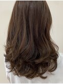 20代30代40代大人可愛いナチュラルブラウン×無造作カール