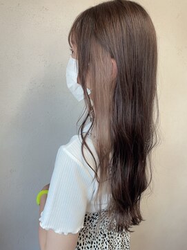 アジールヘア 東上野店(agir hair) イヤリングカラー/ミルクティー【上野/東上野】