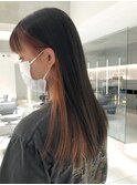 【RAYS】インナーカラー×テラコッタオレンジ