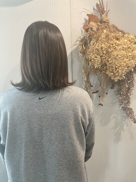 ニコ(NiCO) アロマカラーで艶々ベージュブラウン♪