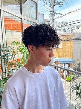 ゴーズゴー 吉祥寺(e)店(go s go) 波巻きスパイラルパーマ/アッシュオリーブ/グレージュアッシュ