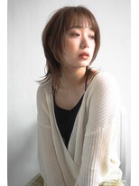 ベンジー 蔵前ii店(benji)&nbsp;大人マッシュウルフ×マロンベージュ　蔵前/浅草/浅草橋