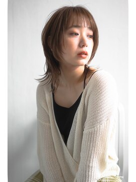 ベンジー 蔵前ii店(benji) 大人マッシュウルフ×マロンベージュ　蔵前/浅草/浅草橋