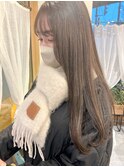 透明感ブラウンカラー