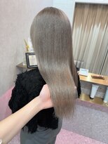 ロンド レア 天神大名店(Lond Le’a) 天神大名ダブルカラーケアブリーチハイトーンミルクティーグレー