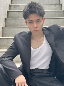 ロンドガルマン 名古屋(Lond GULLMAN) 【Lond GULLMAN江村】アップバングショート/メンズ