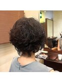 マッシュショート×デジタルパーマ30代40代50代