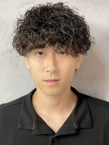 メンズサロンロス(LOSS) 波巻きマッシュウルフ