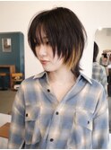 【中性ウルフ/中里千尋】韓国/ウルフ/レイヤーウルフ