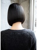 色っぽボブ 切りっぱなしボブ　似合わせカット ミニボブ