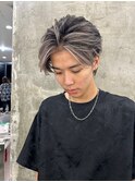 波巻きツイストスパイラルパーマ/フェザーパーマ/眉毛/メンズ
