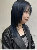 【Barouche/中島綾子】　ネイビーカラー　レイヤーカット 堀江