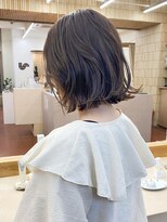 パークレーン アイス イヴェン(park lane ICI yeven)&nbsp;ミディアムボブリーチなしカラー20代30代40代50代レイヤーカット