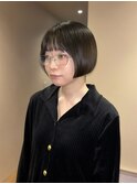 【ヤベハルカ】黒髪ボブ　ミニボブ　ボブ