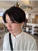 ハンサムショート×ニュアンスパーマ