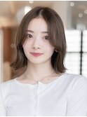 レイヤーボブ/レイヤーカット/くびれレイヤー/韓国風ヘア
