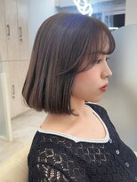 ネモネ バイ ミリー 梅田茶屋町(nemone by milly)&nbsp;【梅田茶屋町】透明感ミルクティーベージュ×ボブカット