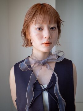 ワク(WAKU) 【WAKU】オレンジブラウン/ボブカット