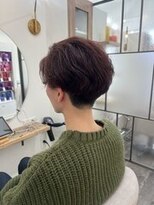 シアアルン 新小岩店(SHEER alun)&nbsp;刈り上げマッシュ×ピンクブラウン