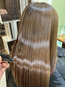 [takk]髪質改善縮毛矯正/チェリーブラウン/ホワイトグレージュ