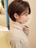 ビュートリアム 青山(BEAUTRIUM)&nbsp;ショートボブ　ショートヘア　30代40代　小顔　大人　丸み