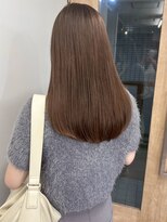 ミュラ(mulah)&nbsp;マロンベージュこっくりカラー＊艶髪ロング透明感カラー/明大前