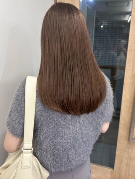 ミュラ(mulah) マロンベージュこっくりカラー＊艶髪ロング透明感カラー/明大前