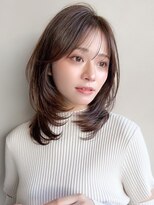 リヤン 表参道(lyann)&nbsp;ココアベージュくせ毛風カールデジタルパーマワンカール小顔