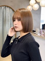 ロンドアジュール 横浜(Lond azur)&nbsp;☆ オリーブ/ボブ/顔周り/小顔/レイヤー/髪質改善/縮毛矯正