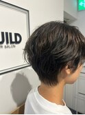 立体感レイヤーのメンズショート