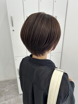 グラムヘアー(GLAM HAIR)&nbsp;アッシュカラー×マッシュショート