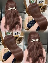 リル 茅ヶ崎(Liru:) ワンホンレイヤー/ミルクティーブロンド/ダークブルー/茅ヶ崎