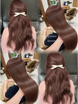 リル 茅ヶ崎(Liru:) ワンホンレイヤー/ミルクティーブロンド/ダークブルー/茅ヶ崎
