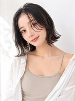 フォト 新宿三丁目(foto) 地毛風縮毛矯正髪質改善顔まわりレイヤー小顔切りっぱなしボブ