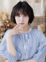 ENOAhair&spabyCOVERHAIR【ショート/白髪染め ぼかし/ヘッドスパ】【10/1開店(予定)】&nbsp;黒髪のふんわりショートボブ/川口/30代/40代/50代