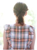 [K-two銀座]可愛い小顔夏の夏のヘアアレンジ