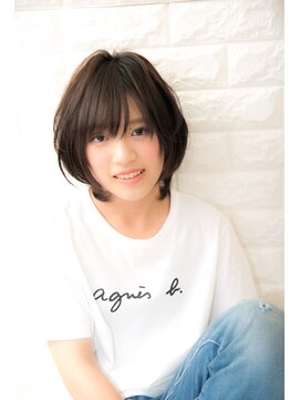 ラバーフロウ(Lava-flow) ショートボブ　襟足長め