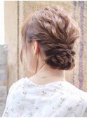 波ウェーブ エレガントヘアアレンジ【LUXBE 西宮北口駅前店】