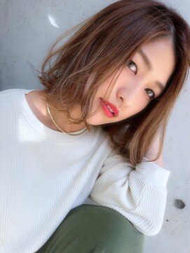 ローランド(Rowland) 《桐原真理子》外ハネ☆切りっぱなしボブ☆カジュアル