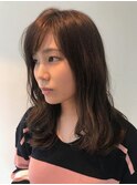 伸ばしかけセミロング