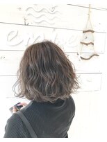 エミュー 湘南台店(emue) メルティカラー/似合わせカット/ウェーブミディアム/湘南台