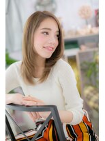 ミック 日暮里店(miq) さらツヤ★セミディ・ストレートb