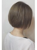 ハイトーンアッシュ×ショートボブ【レセ流山店】